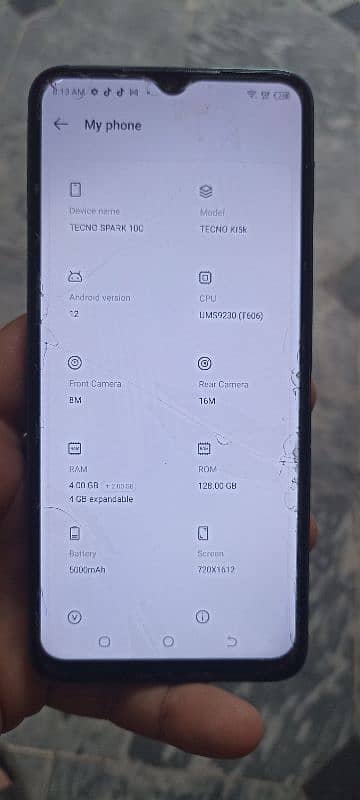 tecno spark 10c good condition 4