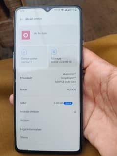 One plus 7t dual sim global version