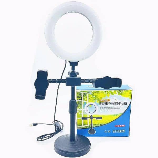 Ring Light with Stand - 3 Adjustable Light Modes & Multiple Brightness 5