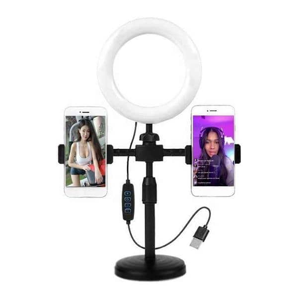 Ring Light with Stand 3 Adjustable Light Modes & Multiple Brightness 1