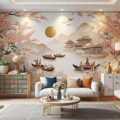 wallpaper,window blinds, avail 03004378236