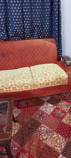 Sofa set 7 seater new condition