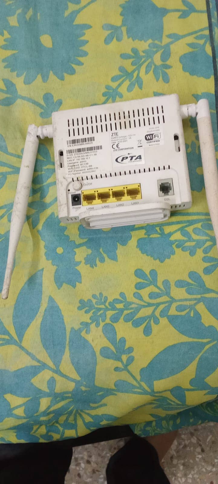 PTCL Modem router for dsl internet 0