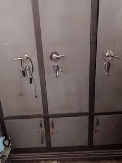 3 door iron almari