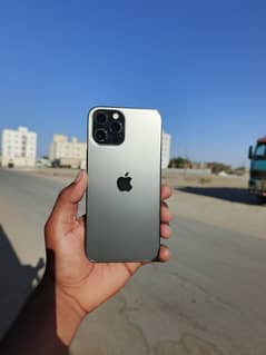 iphone 12pro max green color  original cable and back cover