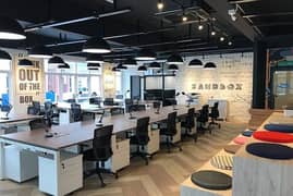 [Original Pics] 1st and 2nd Floor of Furnished Office at Prime Location Near Shaukat Khanum Building