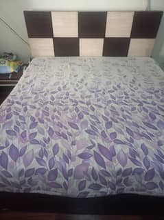 King Size Bed With 2 Mattress