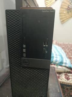 dell desktop with key board and moniter