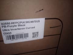 pel refrigerator 2550 ultra inverter curved glass purple blaze