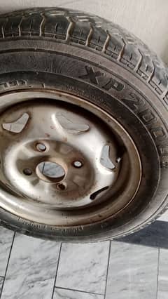 RIM with tyre Cultus ,Khyber,kia Classic