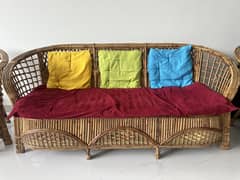 Sofa Set For Sale With Cover & Cushions