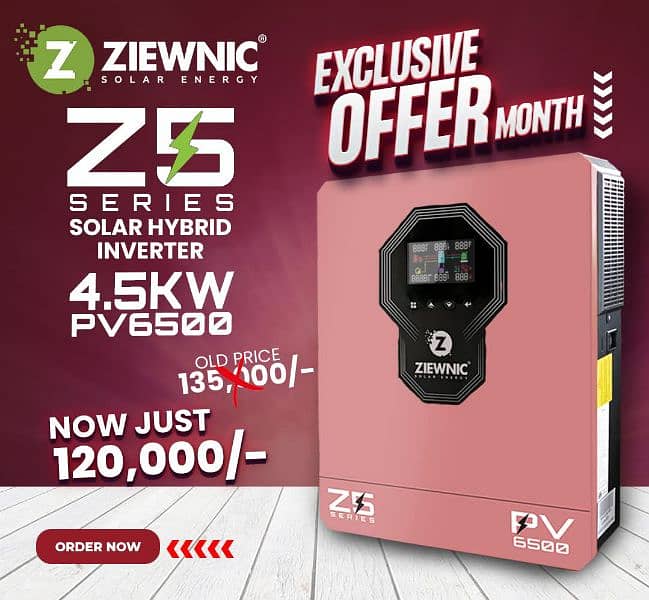 Ziewnic 4500 wat pv6500 1