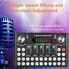 RS 45000 MULTI FUNCTION SOUND EFECTS PROFSIONAL WIRLES LIVE SOUND CARD