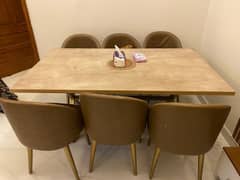Dining table set 6 Chairs