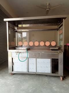burger and shwarma stall