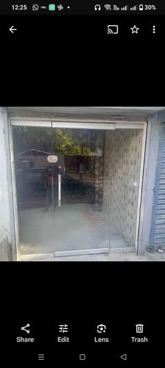 aluminium glass door