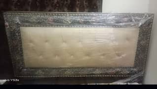 king size bed 2 side table new 15k