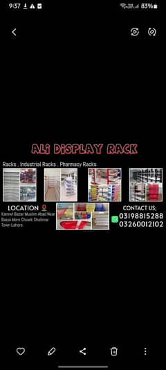 Mall Trolies /Pharmacy Racks /Steel Racks/ File Rack Services