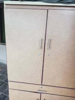 New wooden wardrobe