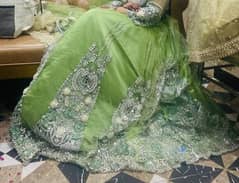 Maxi with Inner and trouser, formal wear,full embroidery