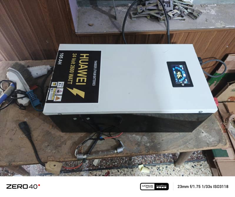 24 volt 105 ah 2700 watt Huawei model fresh 0