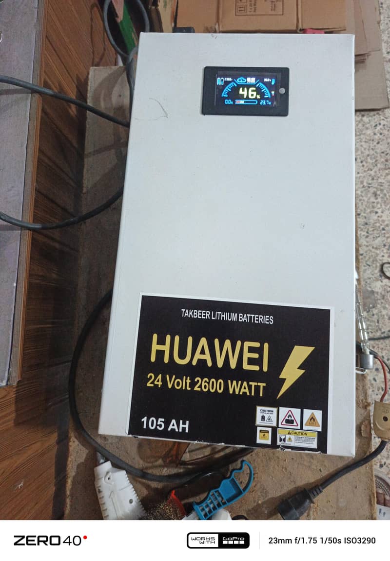 24 volt 105 ah 2700 watt Huawei model fresh 5