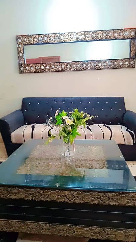 7 seater sofa set ,sofa set with table,white and black sofa set 2