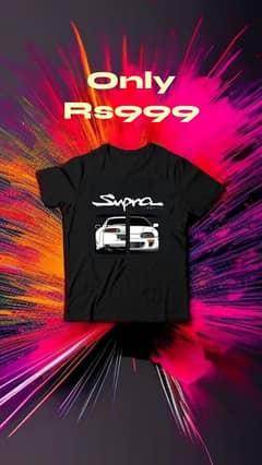 Rev up your style with the Supra Tee – Only Rs. 999!
