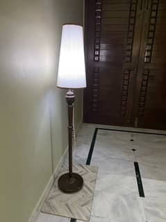 wooden floor lamp