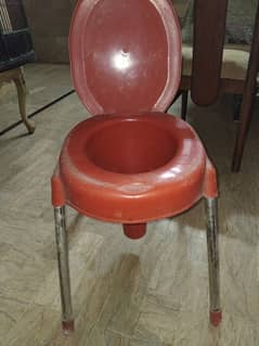 plastic commode available for sale