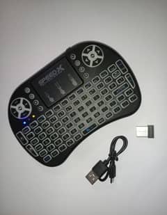 i8 Mini Wireless Keyboard with Touch Sensor Mouse – All-in-One