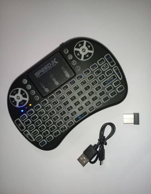 i8 Mini Wireless Keyboard with Touch Sensor Mouse – All-in-One 0