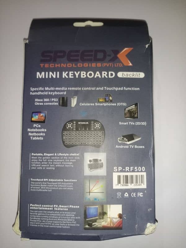 i8 Mini Wireless Keyboard with Touch Sensor Mouse – All-in-One 7