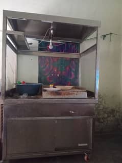 burger counter and zinger fryer