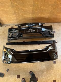 civic x bumpers front/back with bodykits 2016-2022