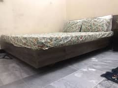 Imported Floating design bed with almost new mattress Urgent Sale