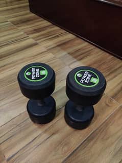 Pair of 8 kg dumbbells