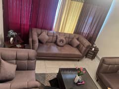 5 seater Sofa set with table