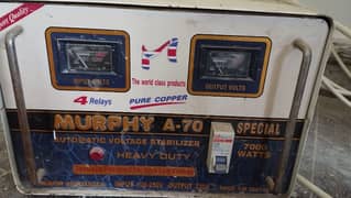 Murphy 7000 Watts Stabilizer in Working Condition Copper