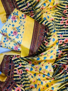 3pcs Suit Mix brand Printed Lawn  Collection 25