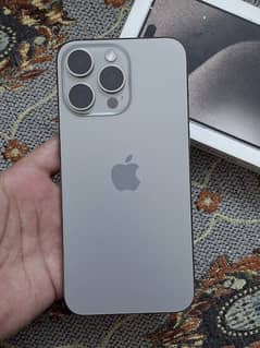 iphone 15 pro max 256gb JV (Natural Titanium