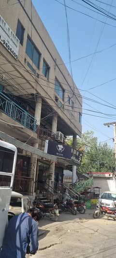 GULBERG II, MAIN MARKET OFFICE FOR RENT 340 SFT WITH BATH SECOND FLOOR