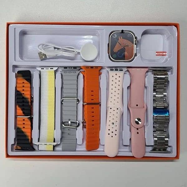 Ultra 7 In 1 Strap Smart Watch 2.01 Infinite Display 3