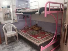 iron 2 story bed