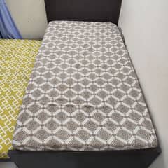 Kids Sliding Bed with Cupboard and Mattresses