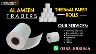 Printer Paper Roll, Barcode Labels, Thermal Roll , lable, sticker