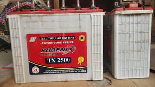 4 TUBULAR BATTERIES