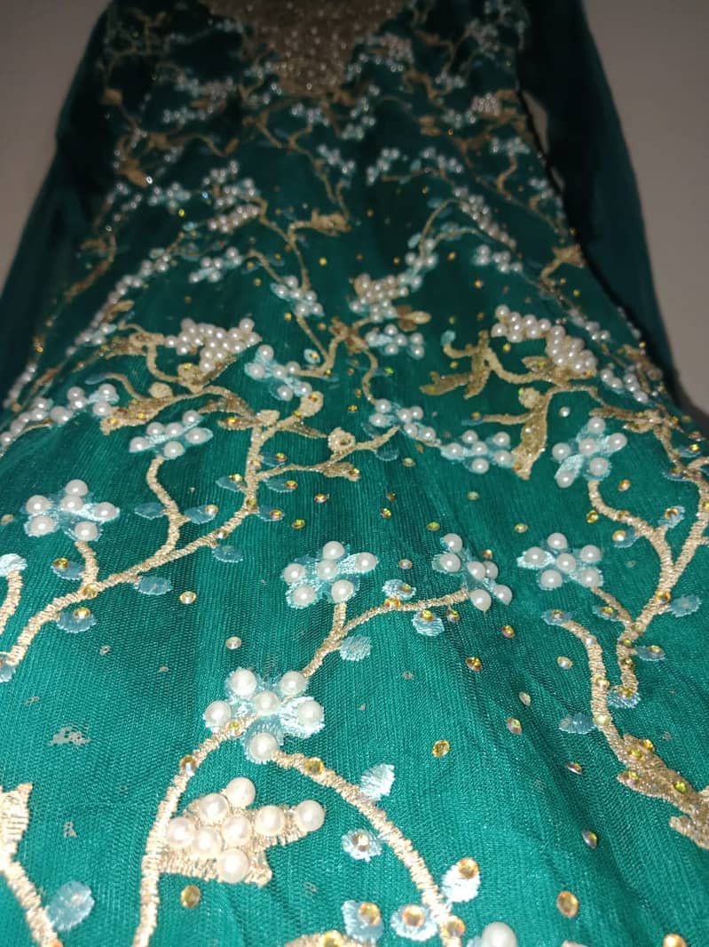 Fancy kameez and trouser with net dubata 3