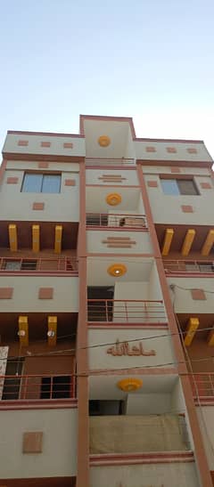 Flat for sale 3rd floor main korangi crossing 31 G Allah wala Town