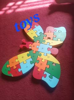 wodden block in multi colour